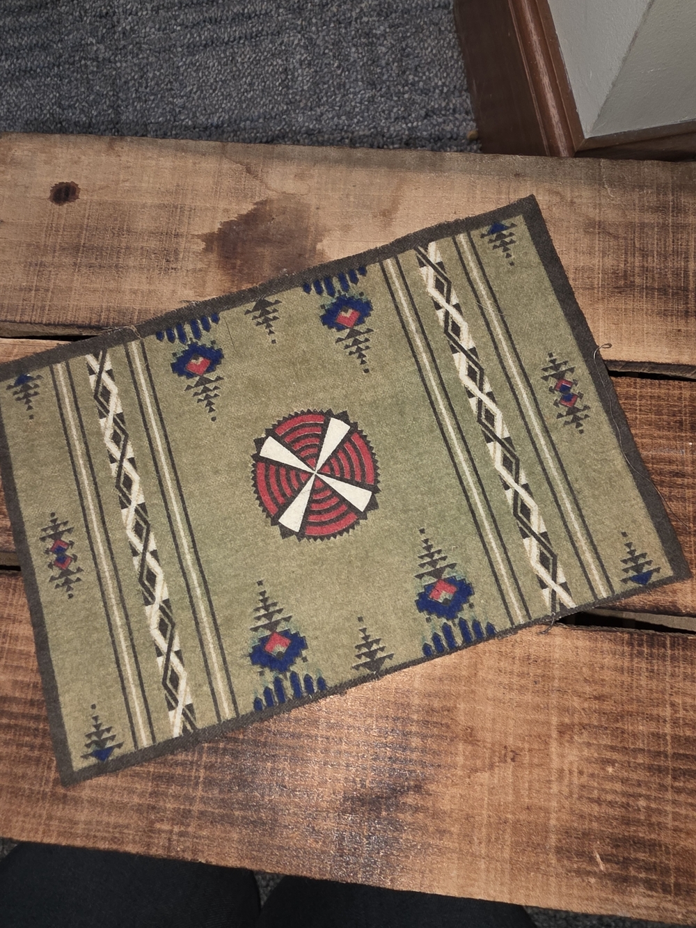 Antique Navajo Style Tobacco Velvet
